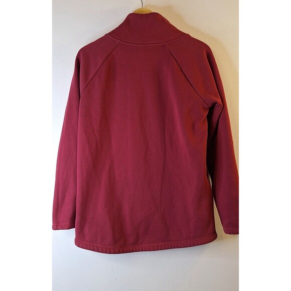 ATHLETA COZY KARMA Asymmetric Pullover Women's M Fleece Lined Wrap Hem Workout - Picture 2 of 11